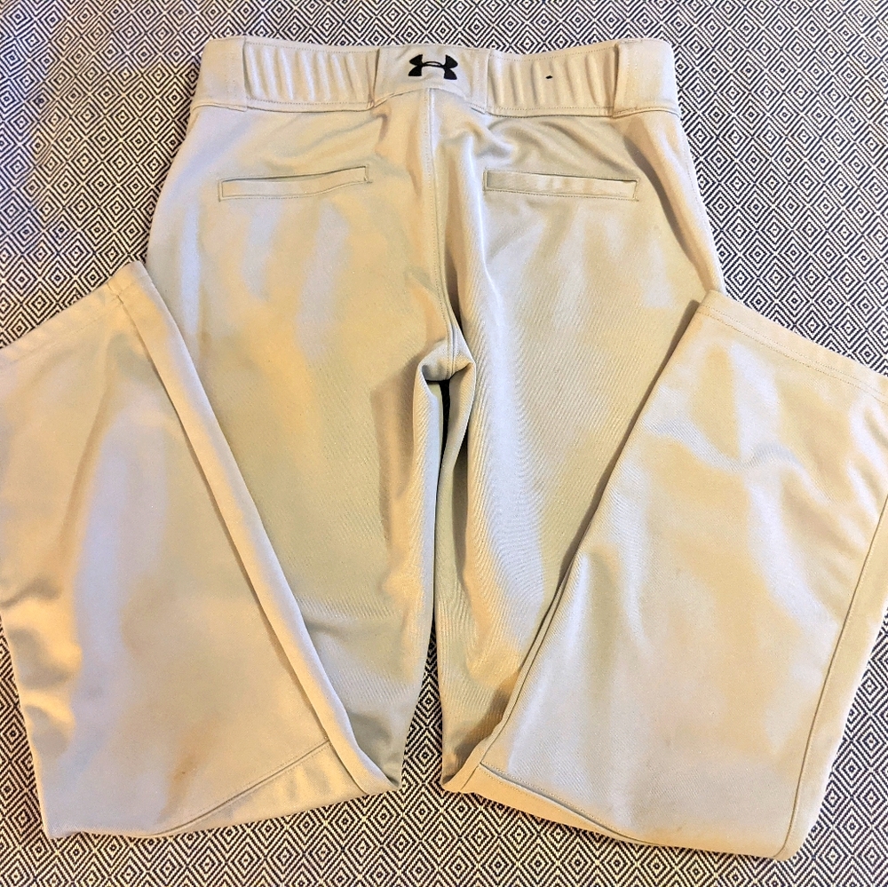 Youth XL grey Under Armour baseball pants